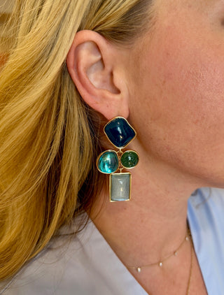 Skye Stone Drop Earrings