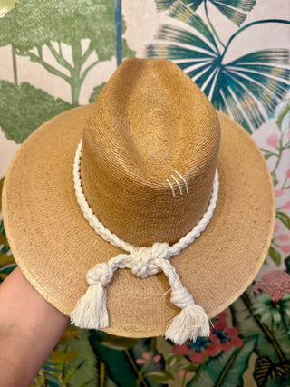 Natural Palm Hat with Tassel- Tipsy Threads