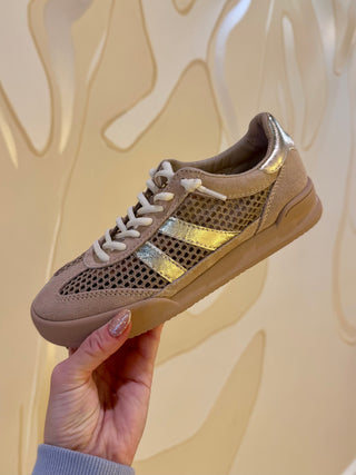 Taupe Verdict Mesh Sneakers-Steve Madden