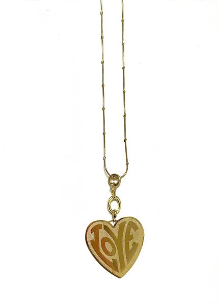 Louise Heart Necklace-Betsy Pittard