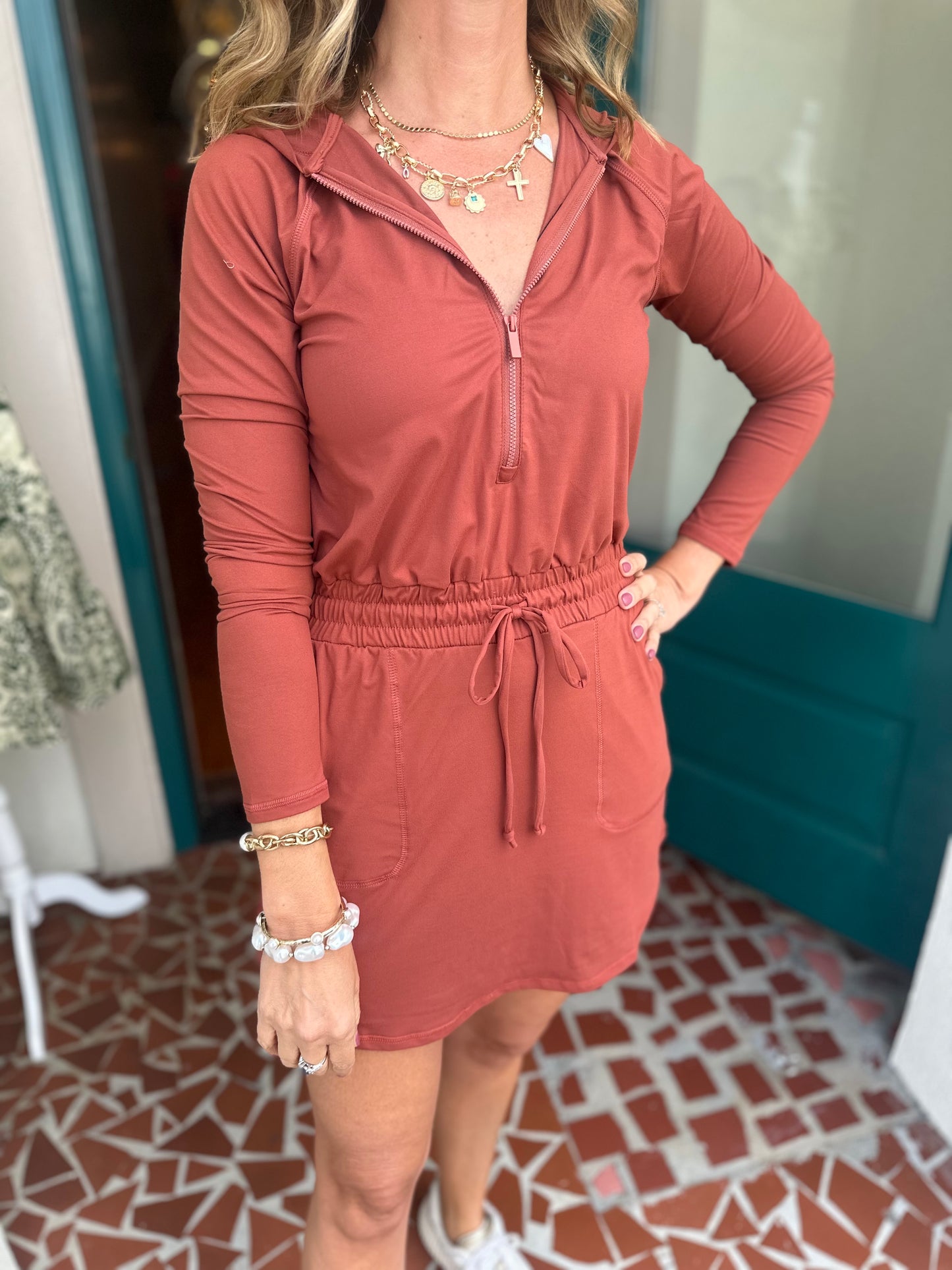 Long Sleeve Activewear Dress