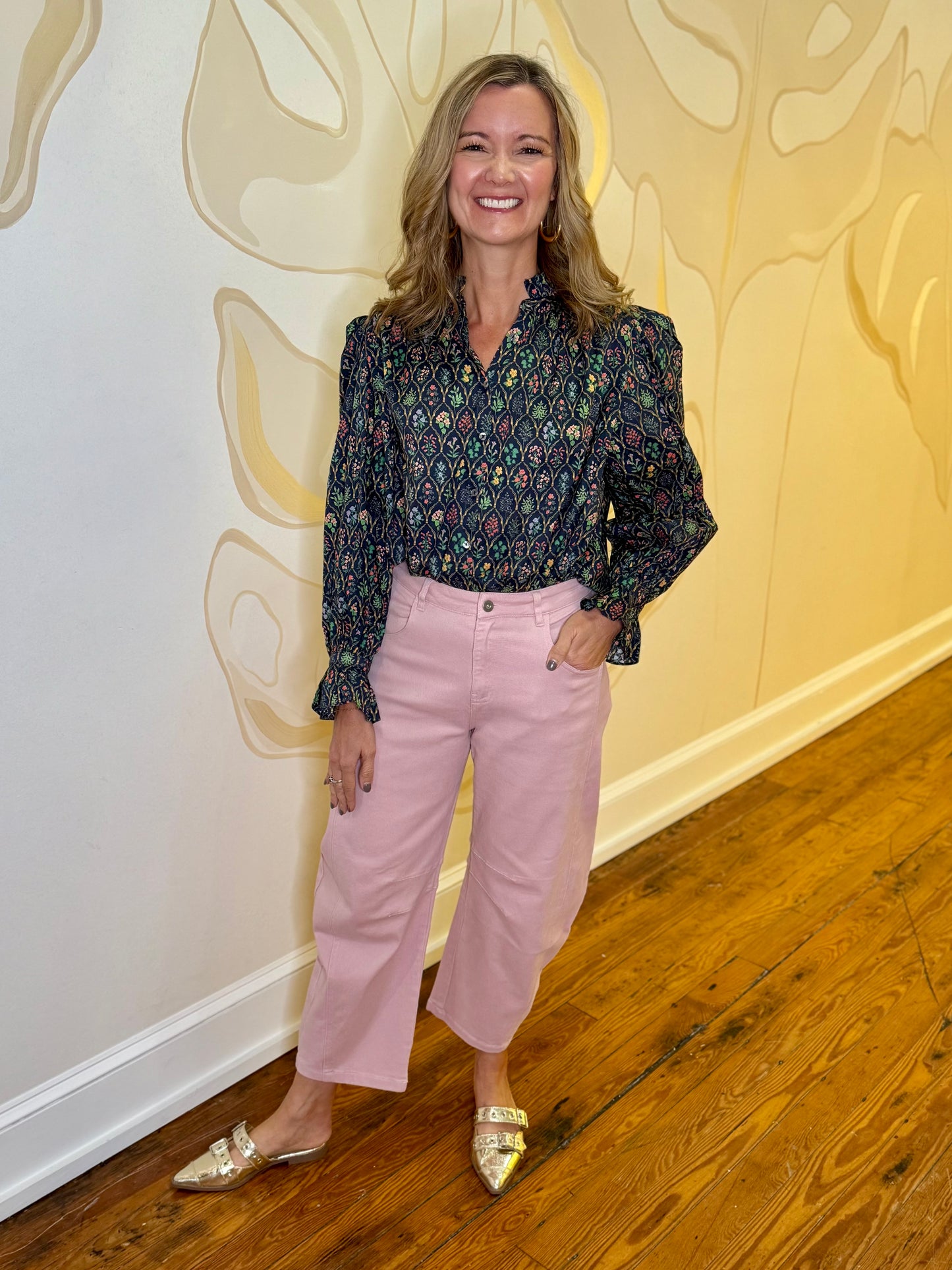 Becca Barrel Twill Pant