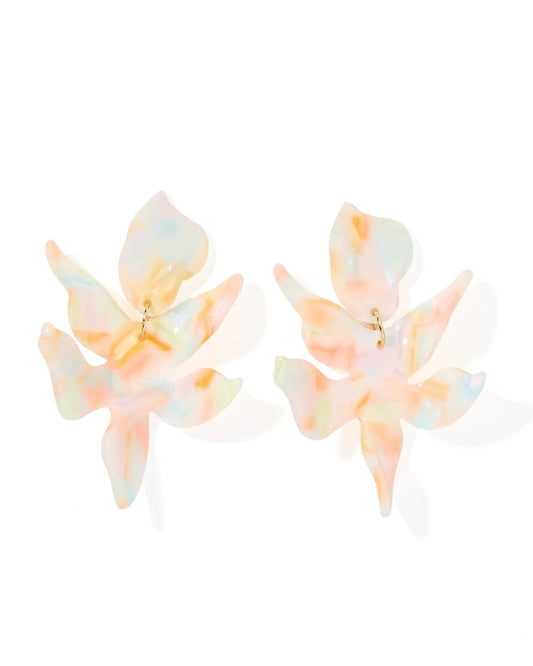Flora - Earrings (Rainbow Sherbert)