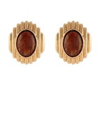 Antique Cat's Eye Earrings