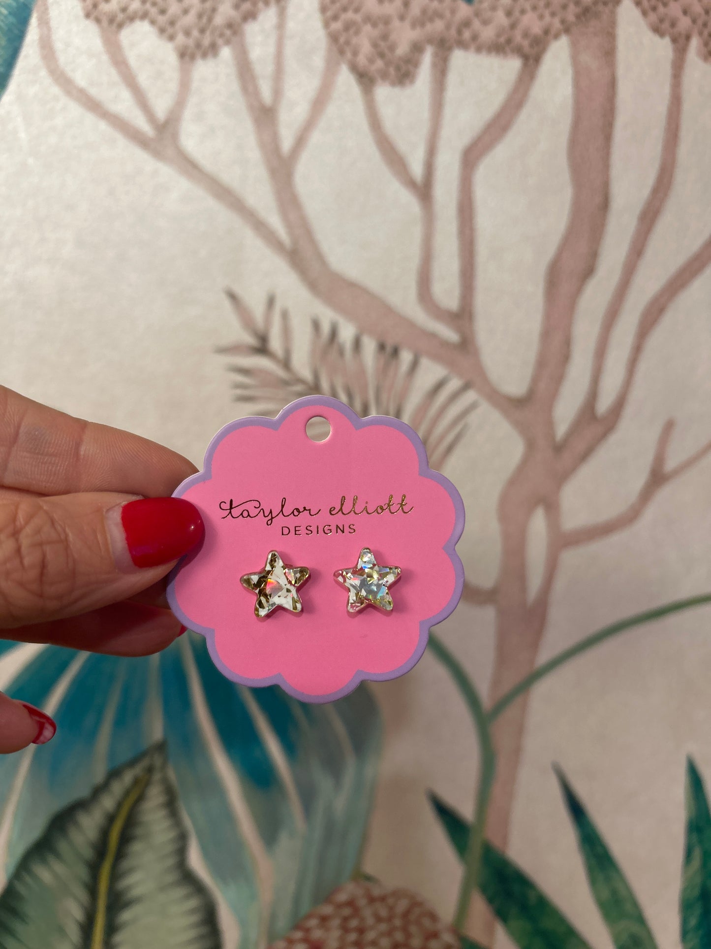 Confetti Star Stud Earrings-Taylor Elliot Designs