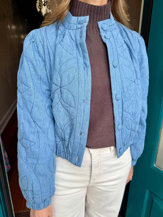 Denim Quilted Jacket