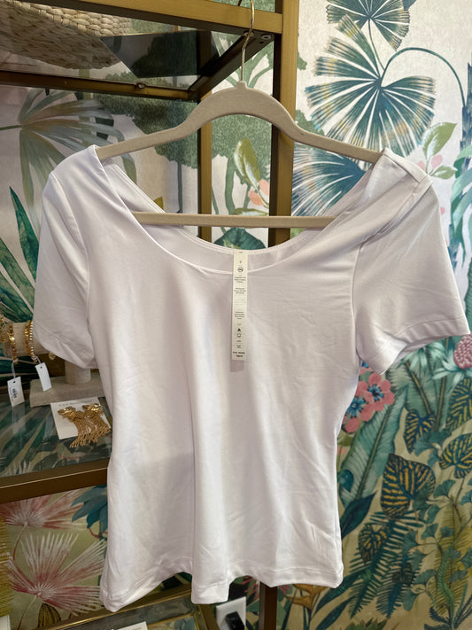 Butter Round Neck Double Lined Tshirt