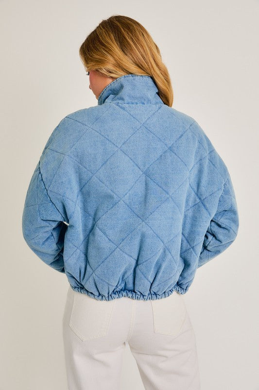 Quilted Bow Tie Jacket