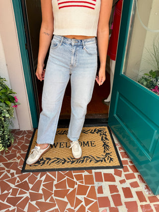 Carly Super High Rise Barrel Jean