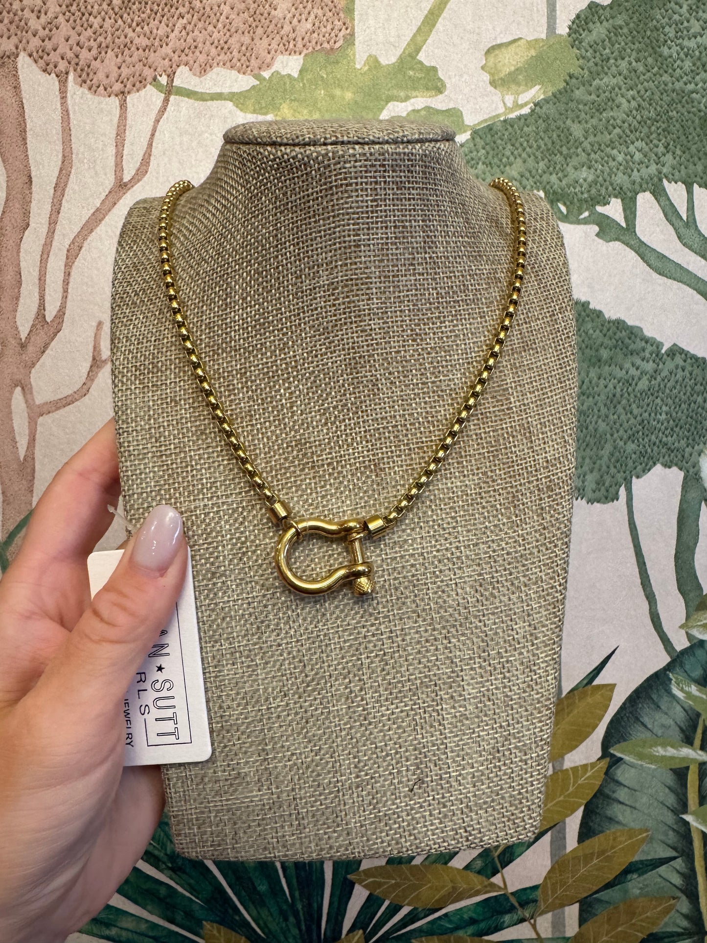 Horse Bit Locket Necklace