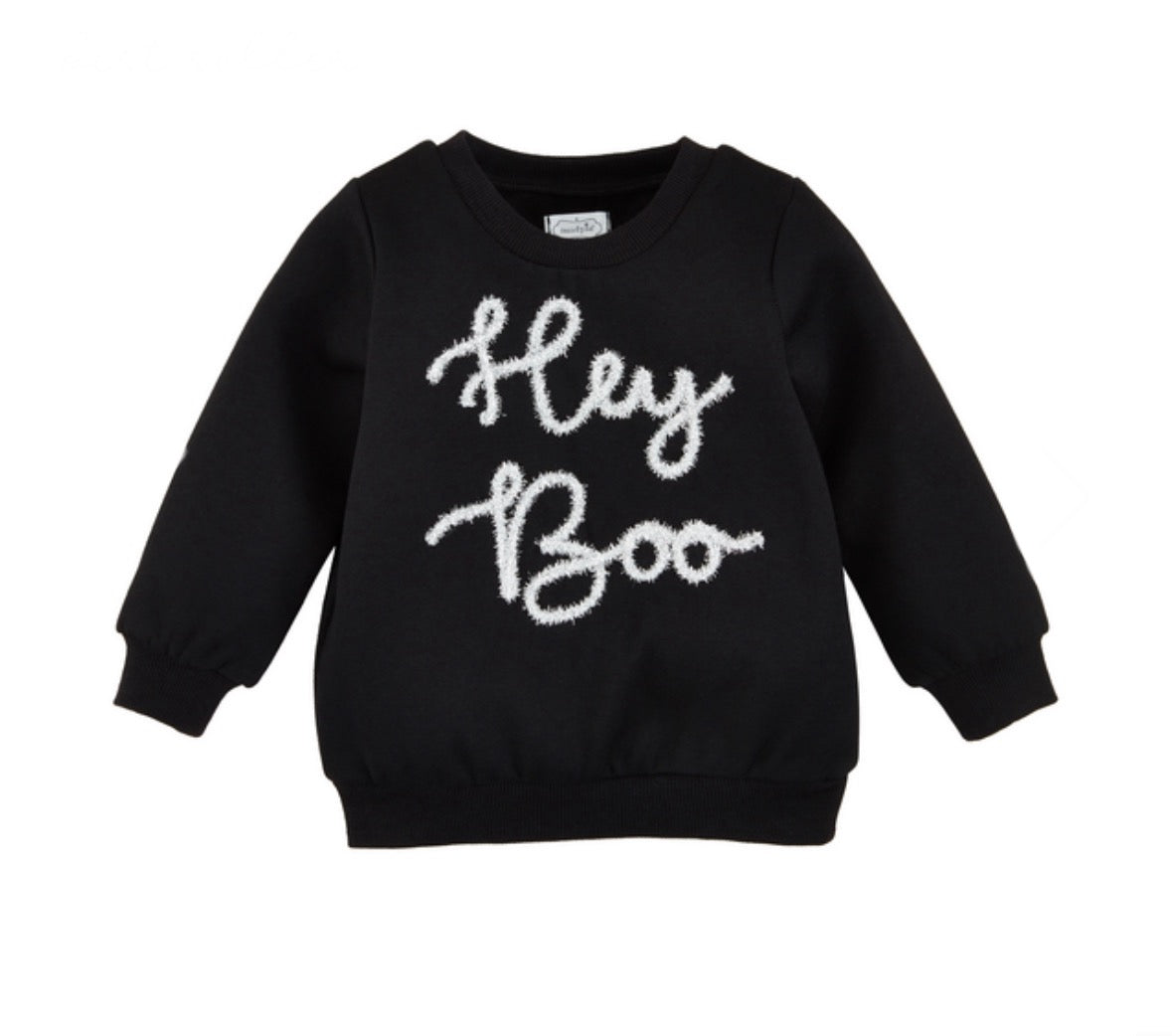 Girls Hey Boo Sparkle Sweatshirt