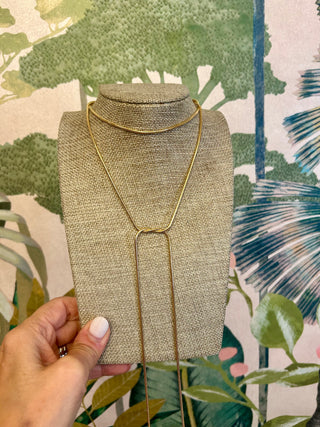 Gold Plated Wrap Necklace
