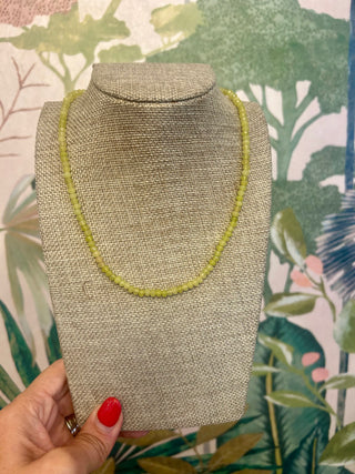 Lucy Gemstone Beaded  Necklace