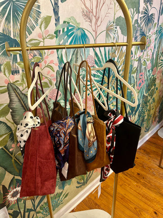 Suede Tote Bag