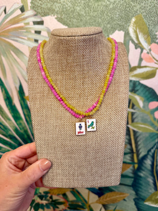 Mahjong Tile Necklace