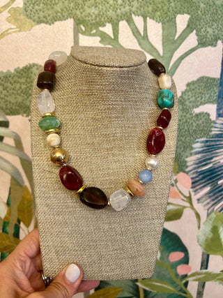Gold & Gem Necklace