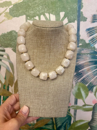 Neutral Cubed Necklace