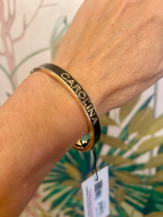 South Carolina Gamecocks Sculpted Enamel Double Sided Hinge Bangle