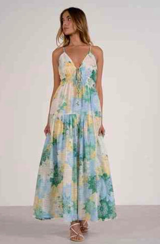 Sophie Tie Detail Maxi Dress