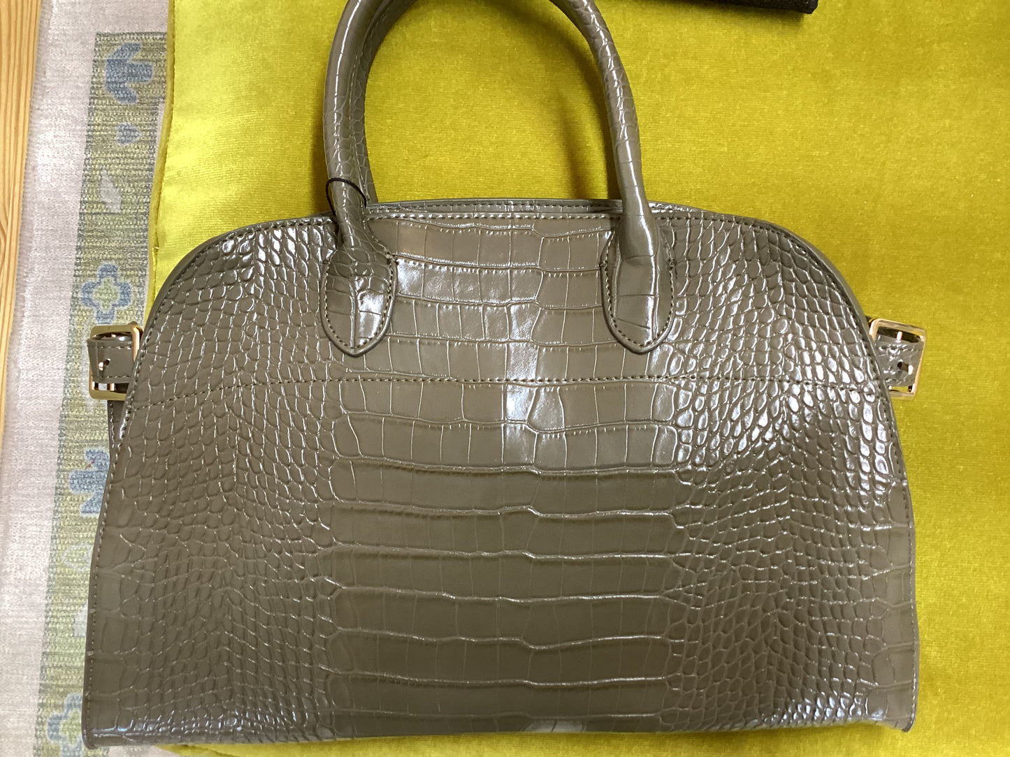 Croc Olive Handbag