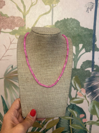 Lucy Gemstone Beaded  Necklace