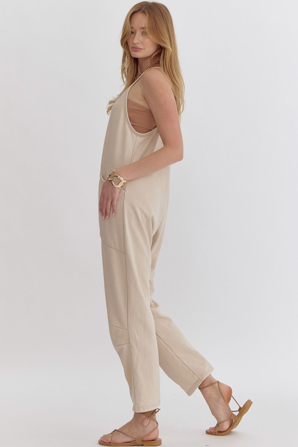 Casual Knit Jumpsuit