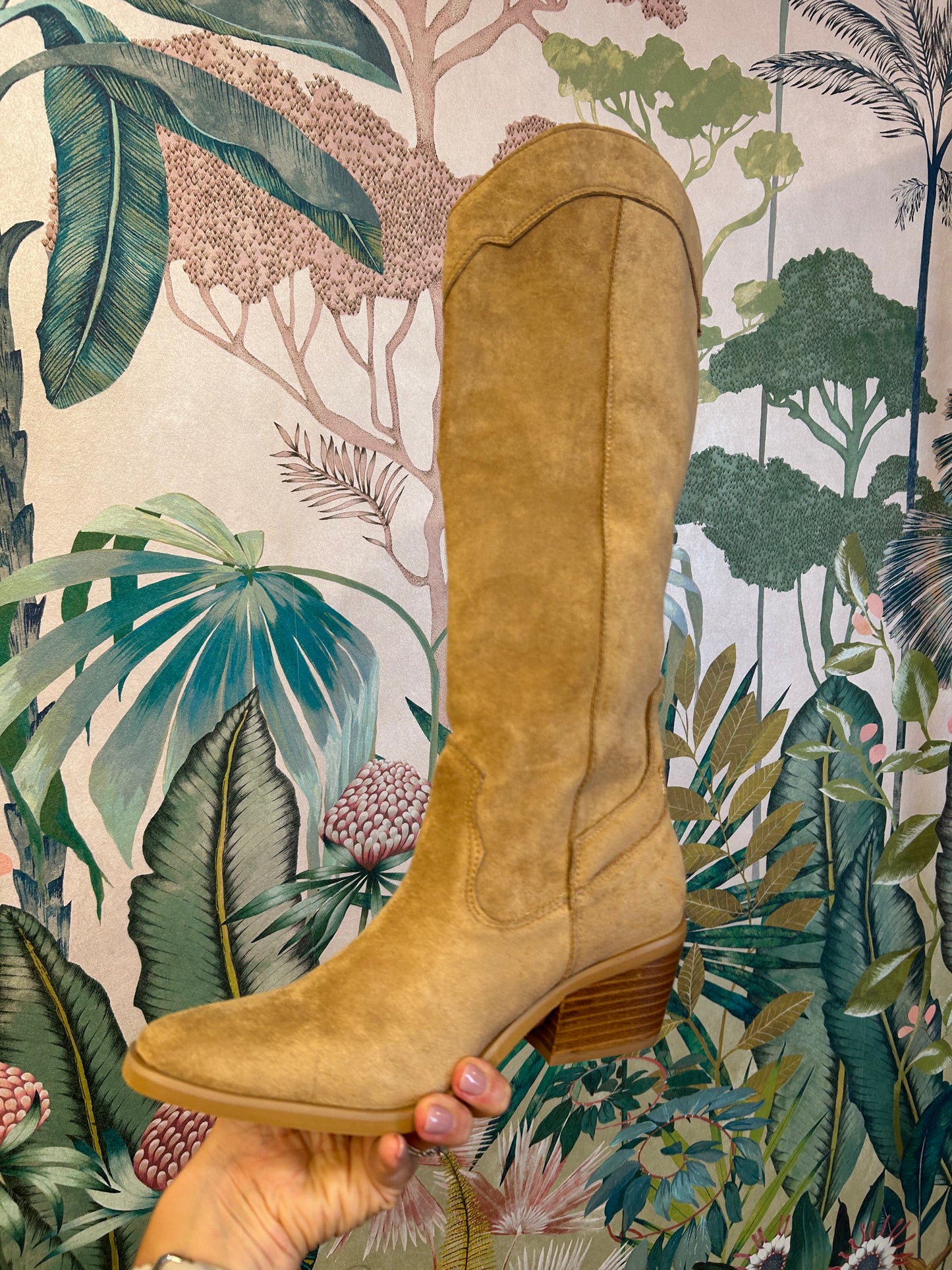 Apricot Juliette Suede Boot
