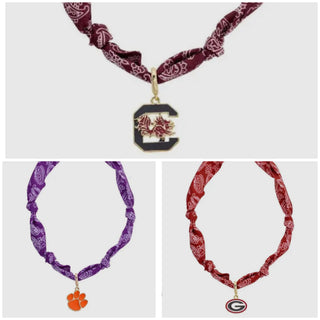 Game Day Scarf Necklace