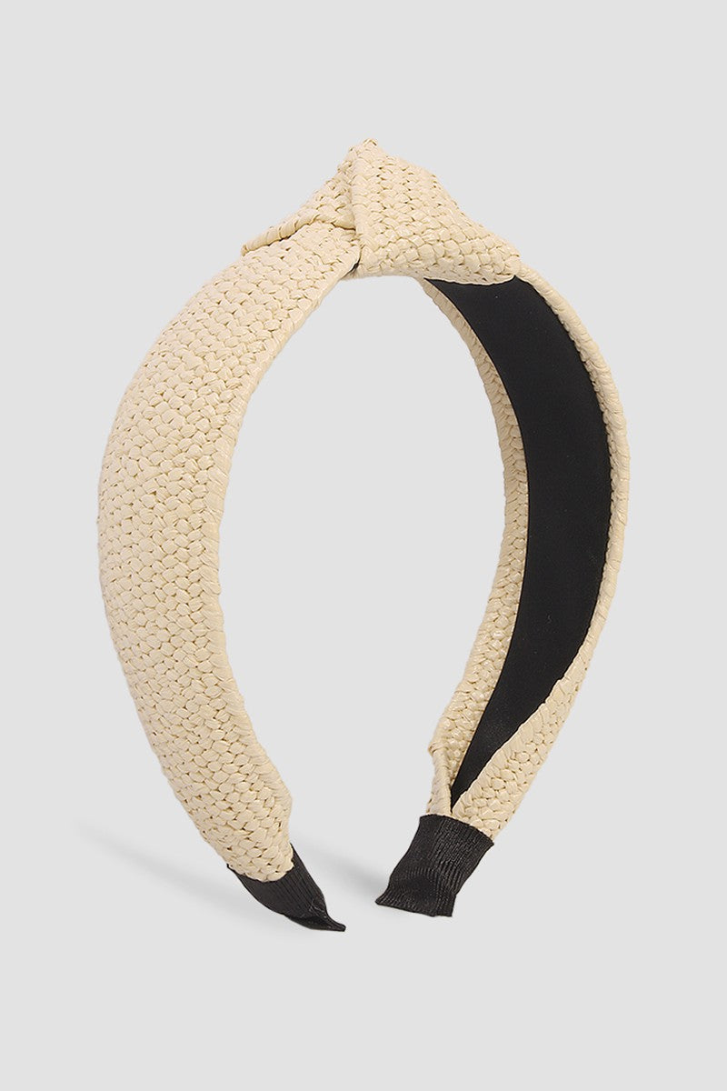 Raffia Knitted Headband