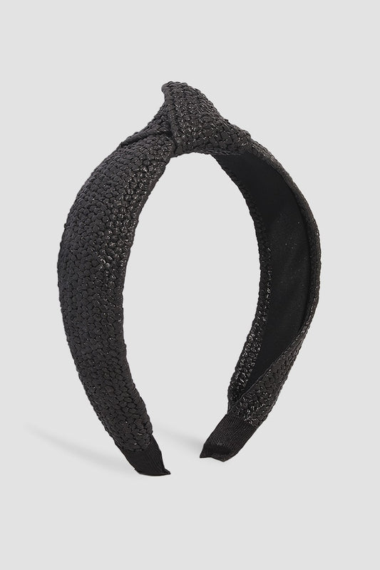 Raffia Knitted Headband