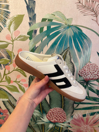 Easter White Black Slide Sneaker-Back 70