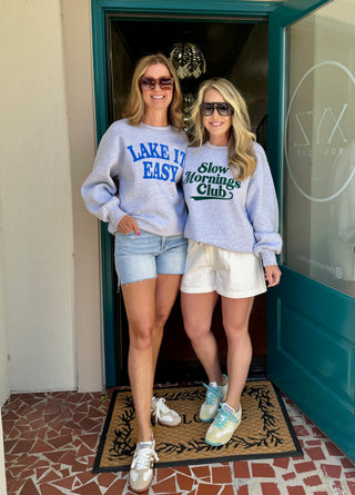 Slow Mornings Club Sweatshirt