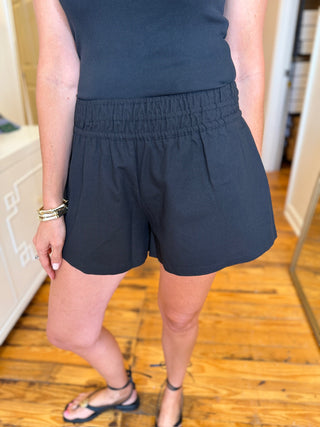 Maylee Elastic Waist Shorts