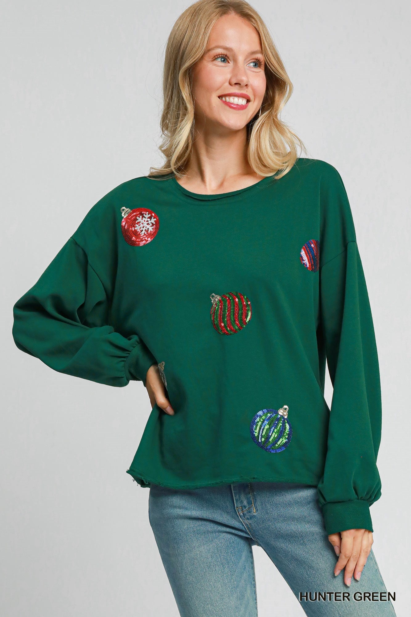 Hunter Green Ornament Sweatshirt