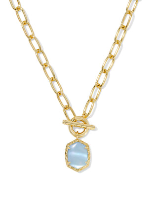 Blue Daphne Chain Link Necklace-Kendra Scott