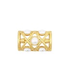Geometric Pearl Scarf Enhancer