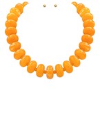 Orange Beaded Necklace