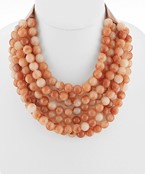 Multi Strand Beaded Necklace