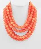 Multi Strand Beaded Necklace