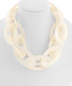 Ivory Chain Link Necklace