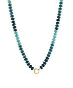 Teal Beaded Necklace