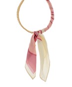 Jade Beaded Scarf Necklace