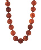 Tortoise Marble Ball Necklace