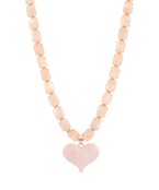 Pink Bubble Heart Pendant