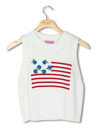 Tank Flower Flag Sweater