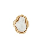 Pearl Abstract Ring