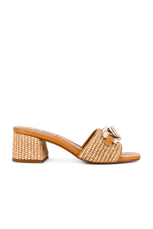 Santana Raffia Woven Platform Sandal - Steve Madden