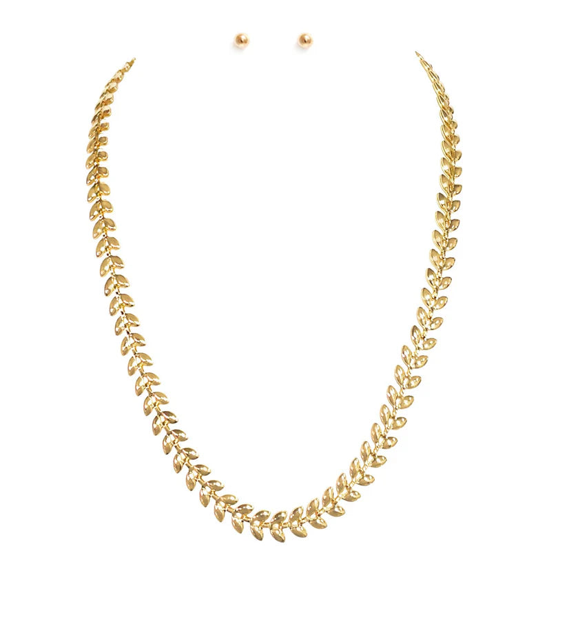 Stainless Steel Vine Chain Necklace