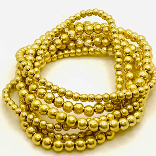 Vintage Gold Bead 6-Stack