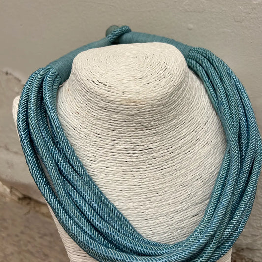 Light Blue Rope Necklace